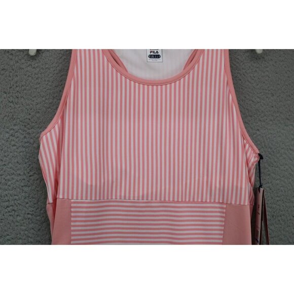 Fila Striped Sleeveless Sport Dress & Jacket Set-50+ UPF-XL-New w/Tags - Picture 7 of 16